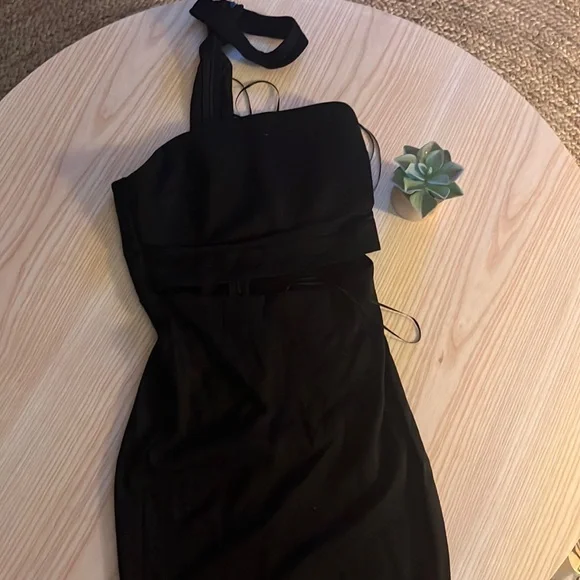 Dynamite Choker Cutout Dress - Picture 1 of 4